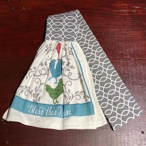Handmade Bless This House Grilling Towel